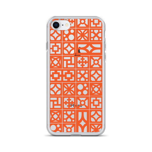 iPhone Orange Breeze Blocks "Pattern" Case - Minty's Design