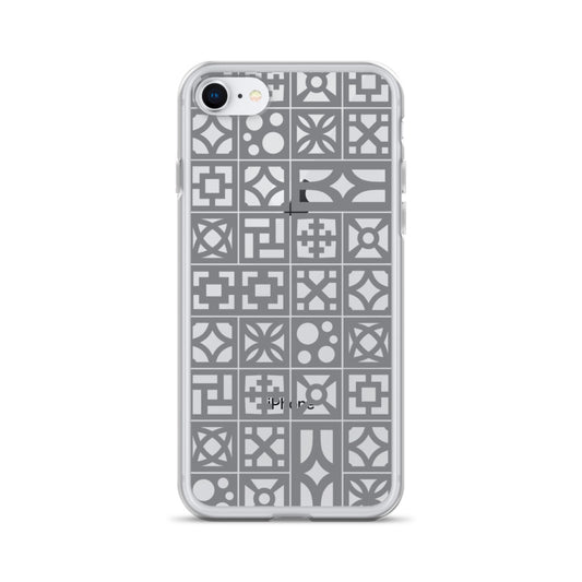 iPhone Grey Breeze Blocks "Pattern" Case - Minty's Design