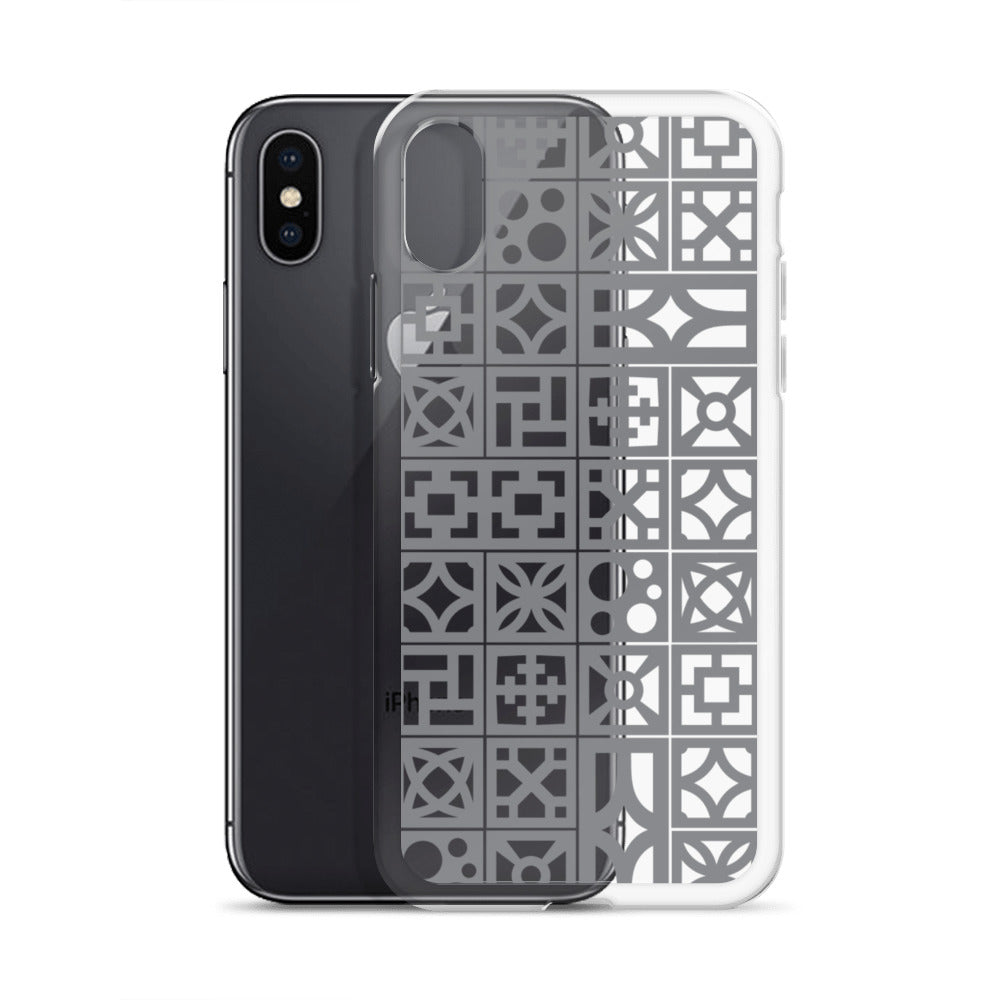 iPhone Grey Breeze Blocks "Pattern" Case