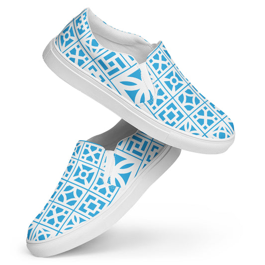 Men’s slip-on canvas shoes - Minty's Design