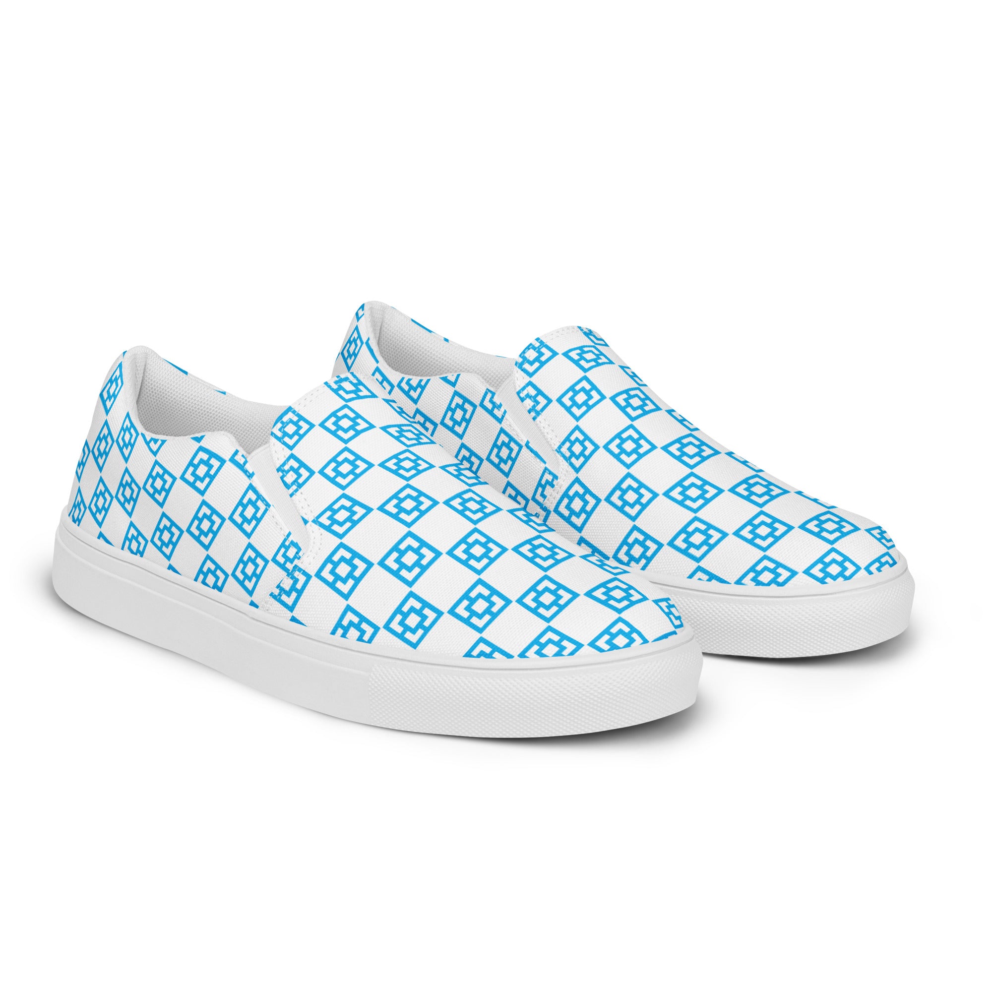 Men s Mid Mod Checkerboard slip on canvas shoes