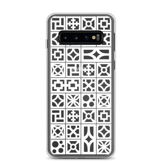 Samsung  White Breeze Block "Pattern" Phone Case - Minty's Design
