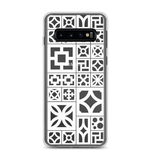 Samsung White Breeze Block "Motif" Phone Case - Minty's Design